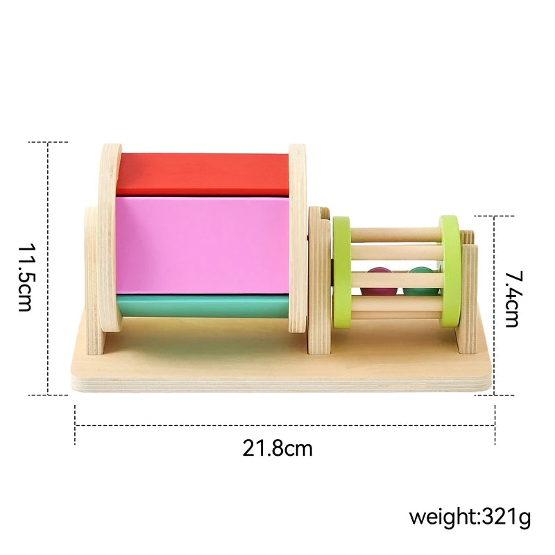 Montessori houten puzzel om kleuren en vormen te leren voor kleine Montessori houten puzzel om kleuren en vormen te leren voor kleine