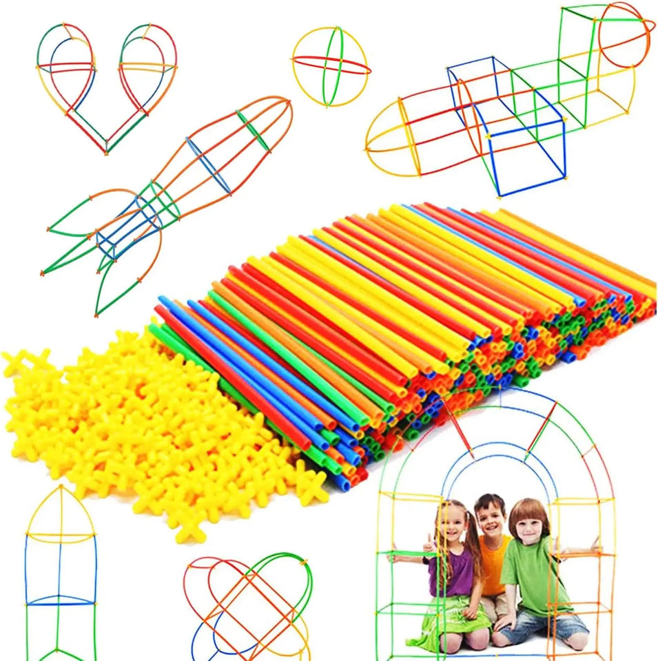 BuildPlay – Fantasie & Vaardigheid – Constructiebuisjes met Connectors
