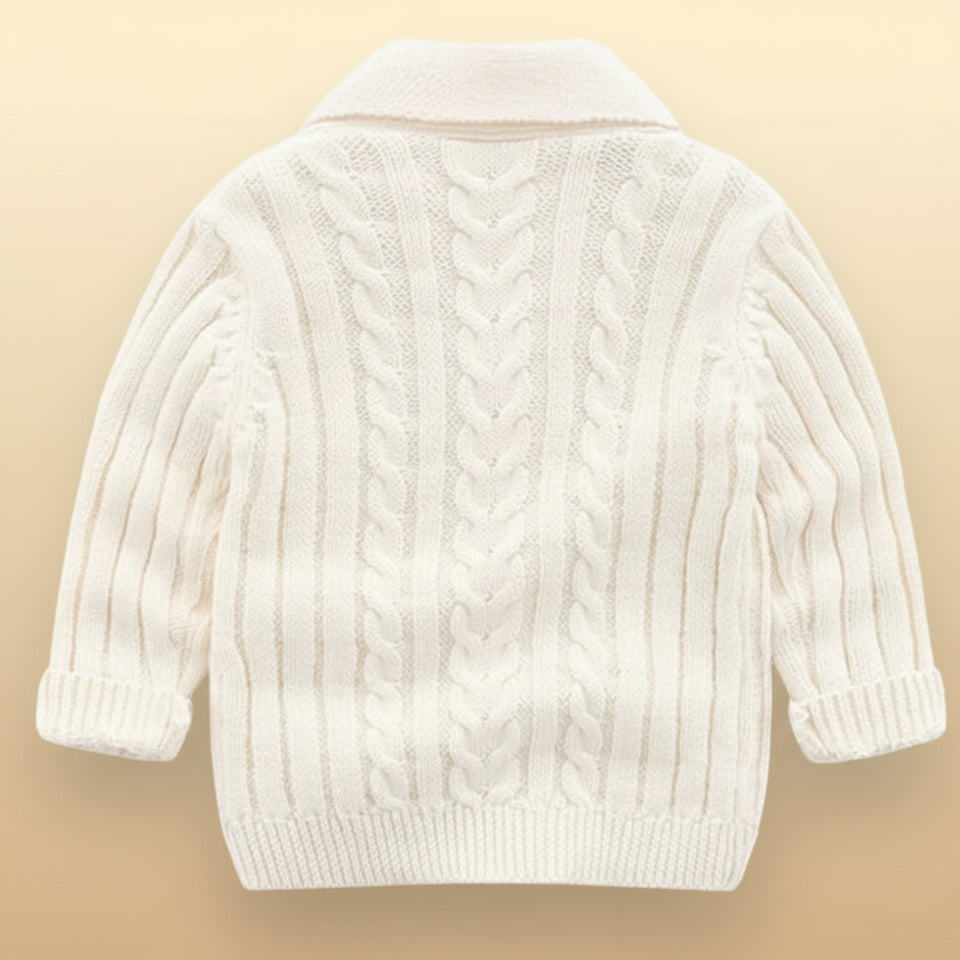 CozyCub – Comfortabel & Modieus – Gebreide Kinder Cardigan Sweater