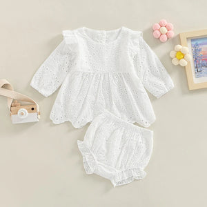 Mini Fashion™ – Kleurig & Klassiek – Meisje Katoenen Setje
