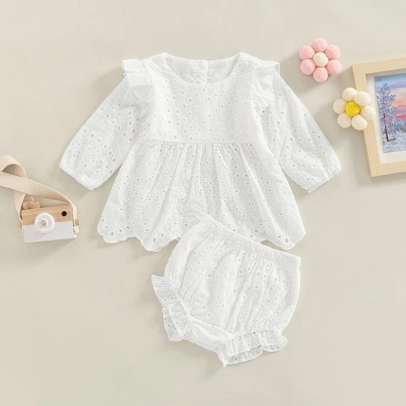 Mini Fashion™ – Kleurig & Klassiek – Meisje Katoenen Setje