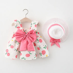 Mini Fashion™ – Zoet & Zomers – Fruit Jurk (incl. GRATIS strohoed)