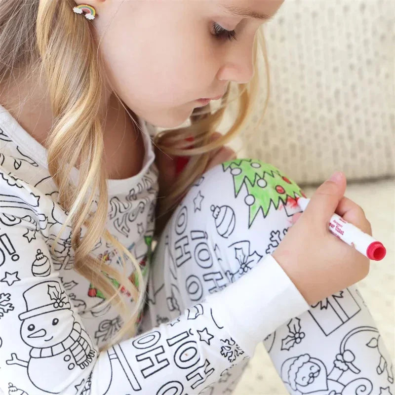 DIY Pajama Set™ – Kleur & Droom – Kleuren Kinderpyjama Set