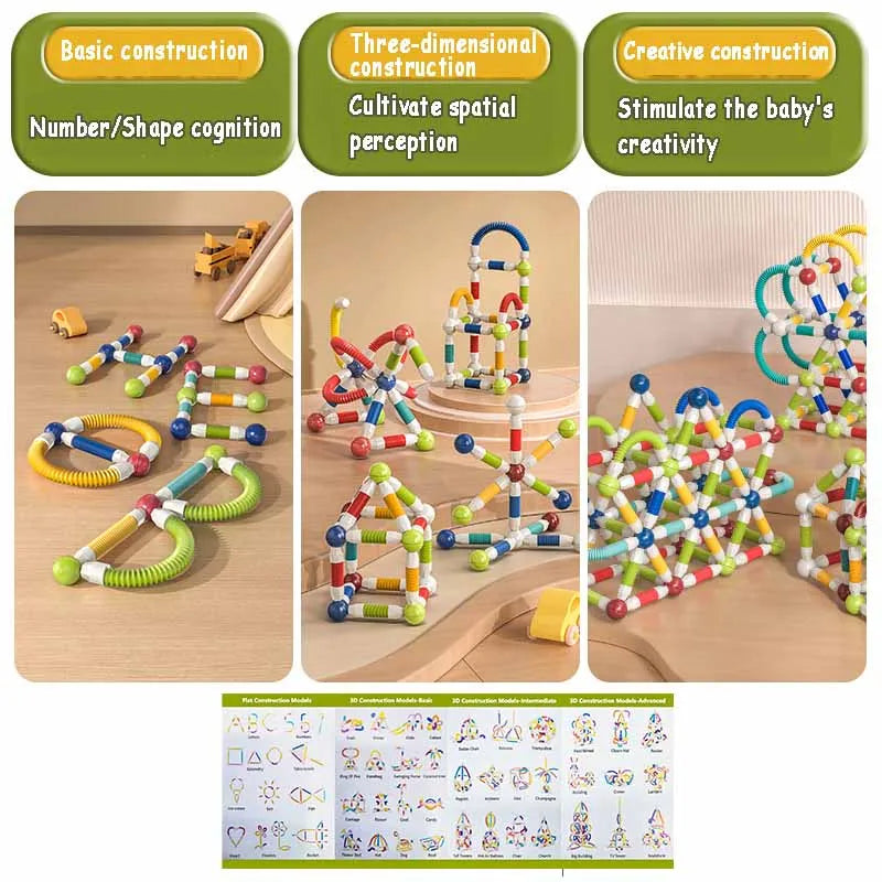 Magnetic Sticks - Eindeloos Bouwen - Flexibele Magnetische Sticks