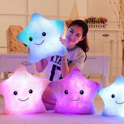 Glow Star Pillow™ – Sterrenpret in bed – Lichtgevend Knuffel kussen