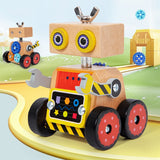 Woods™ - Bouw & Speel - Houten Constructie Robot