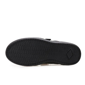 MonoWalk – Licht & Duurzaam – Leren Sneakers met Klittenband