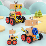 Woods™ - Bouw & Speel - Houten Constructie Robot
