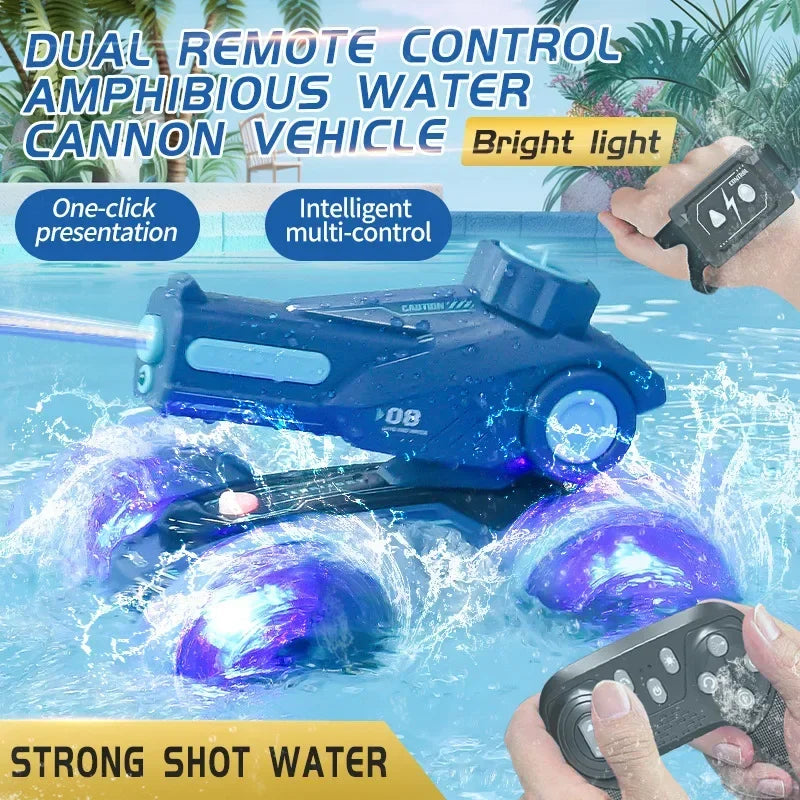 Aqua Racer™ – Dubbel Zo Stoer – RC Amfibie Raceauto
