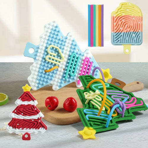 FidgetFrost – Speels & Zacht – Siliconen Busy Board