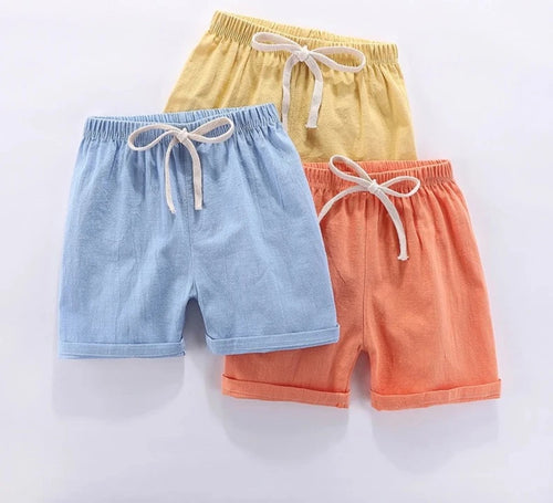 Mini Fashion™ - Sneldrogend Materiaal - Katoen-linnen Short
