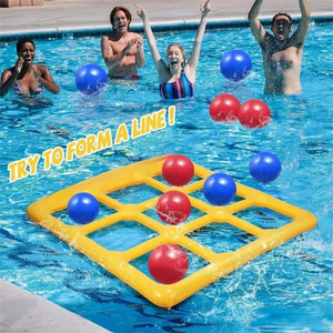 Pool Tic Tac Toe – Kleurrijk & Leuk – Zwembad Vier op een Rij Speelset
