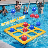 Pool Tic Tac Toe – Kleurrijk & Leuk – Zwembad Vier op een Rij Speelset