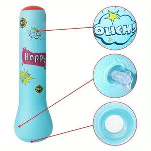 BopBag – Leuk & Actief – Opblaasbare Bokszak met handschoenen