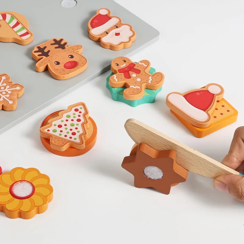 TinyKitchen – Creatief & Speels – Houten Koekjes Sorteerspel