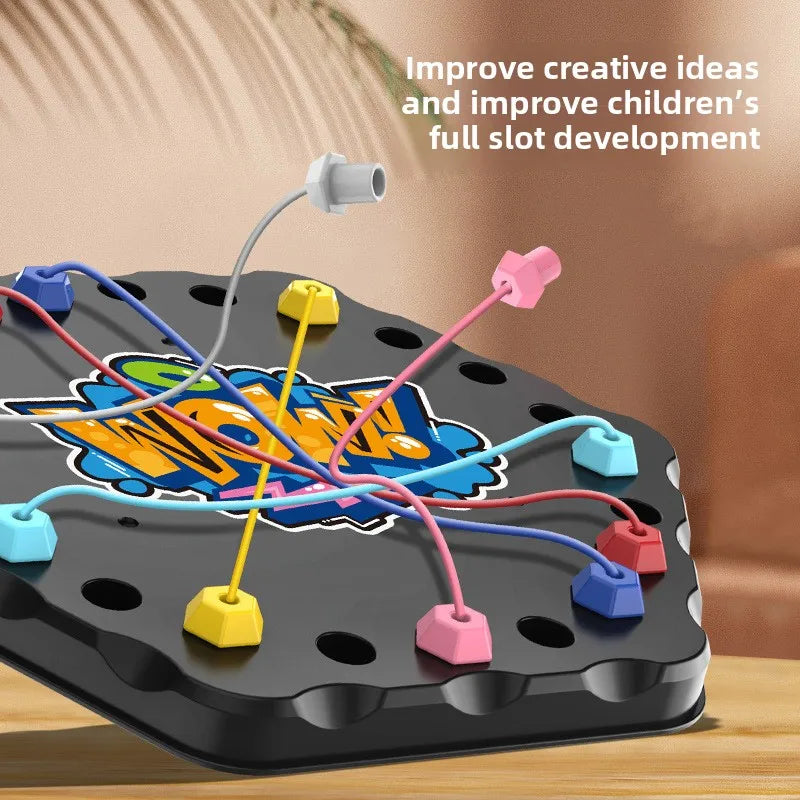 Color Rope Logic Game – Denken & Interactief – Bordspel