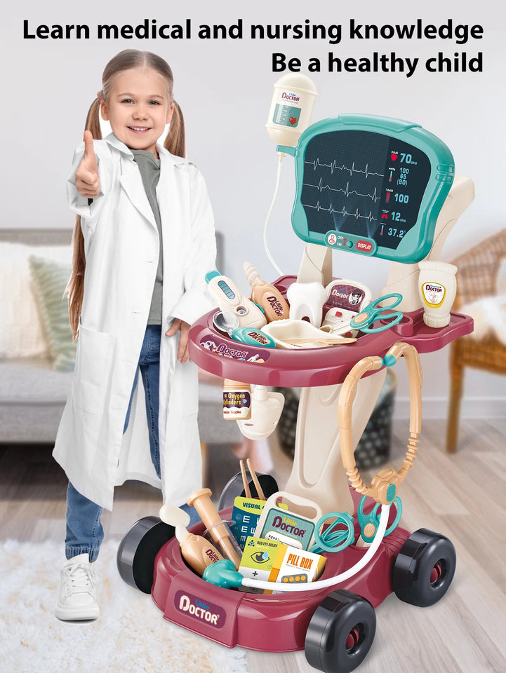 Mini Medic - Zorgzaam & Slim - Dokterskar Speelgoed Set