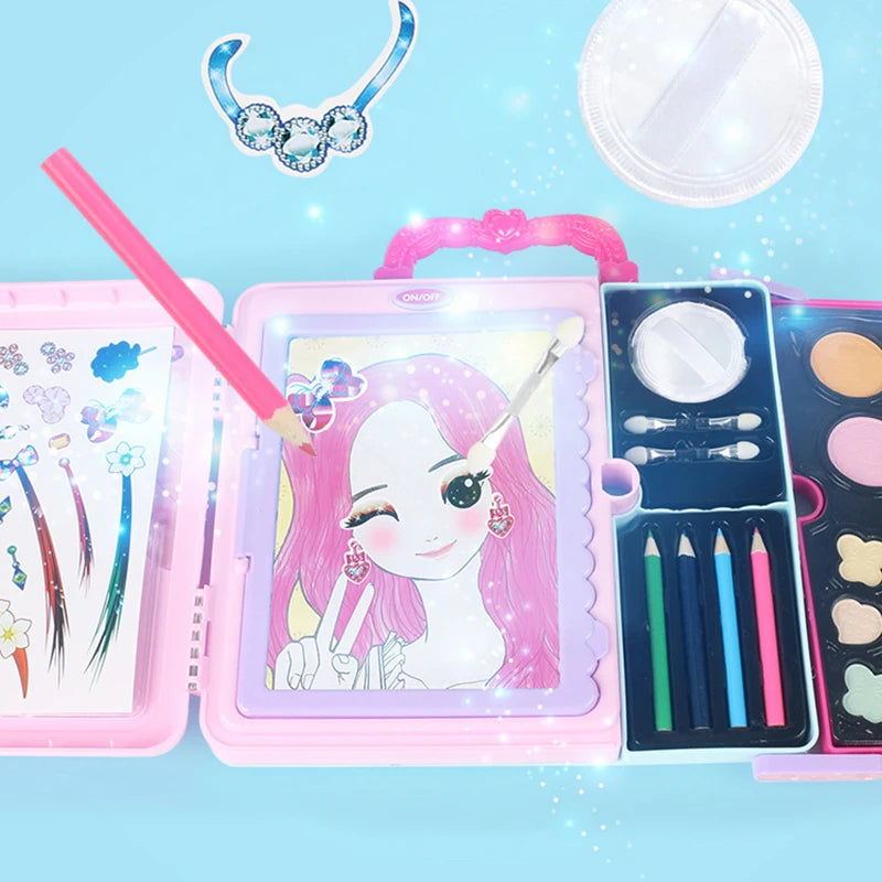 Glam Draw - Fantasie & Fun - Make-Up Tekenset