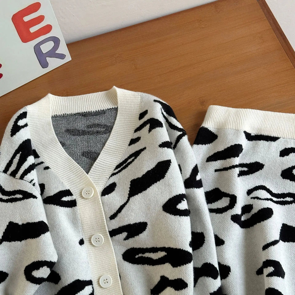 Mini Fashion™ - Warm & Stijlvol - Leuke Lente Kinderset