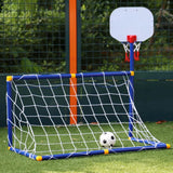 Kids Ball Games - Dubbel Speelplezier - Voetbal & Basketbal Speelgoed Set