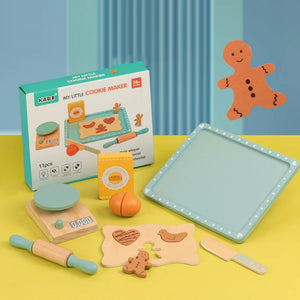 Woods™ - Stimuleer Creativiteit & Vaardigheden - Houten Speelkeuken Set