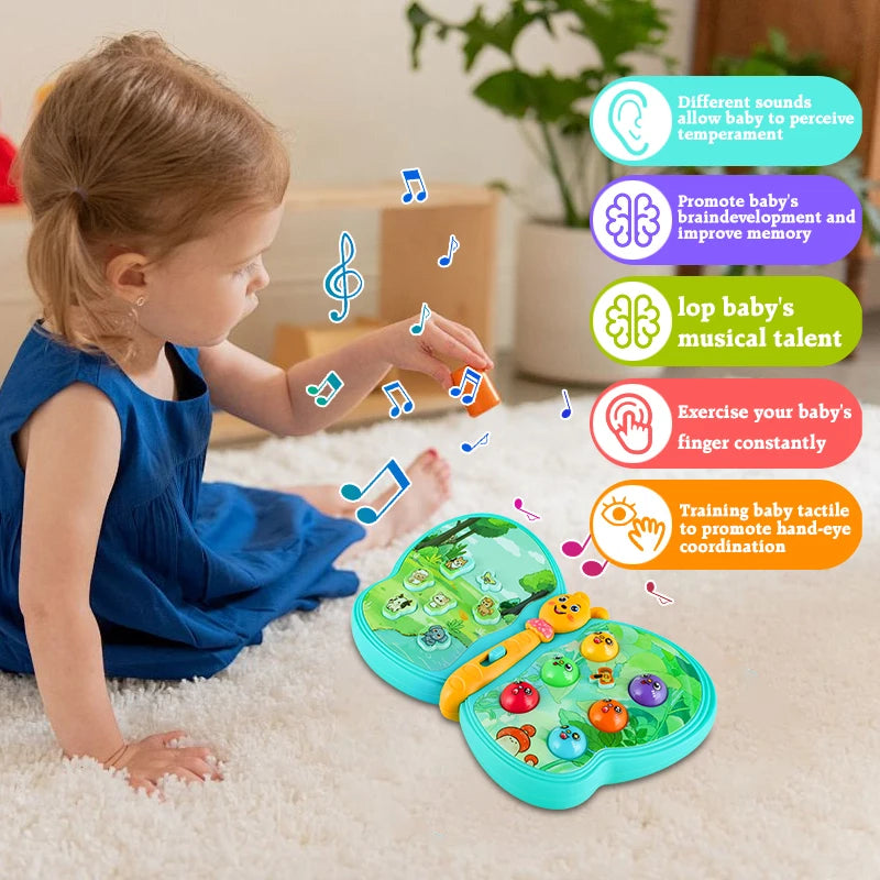 Musical Butterfly™ - Vrolijke Vlinderspeeltijd - Interactief Speelgoed