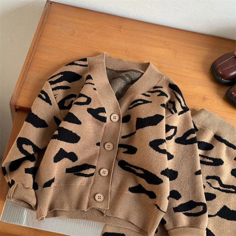 Mini Fashion™ - Warm & Stijlvol - Leuke Lente Kinderset