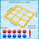 Pool Tic Tac Toe – Kleurrijk & Leuk – Zwembad Vier op een Rij Speelset