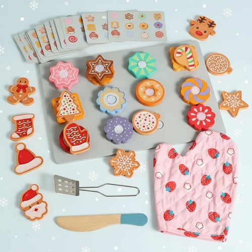 TinyKitchen – Creatief & Speels – Houten Koekjes Sorteerspel