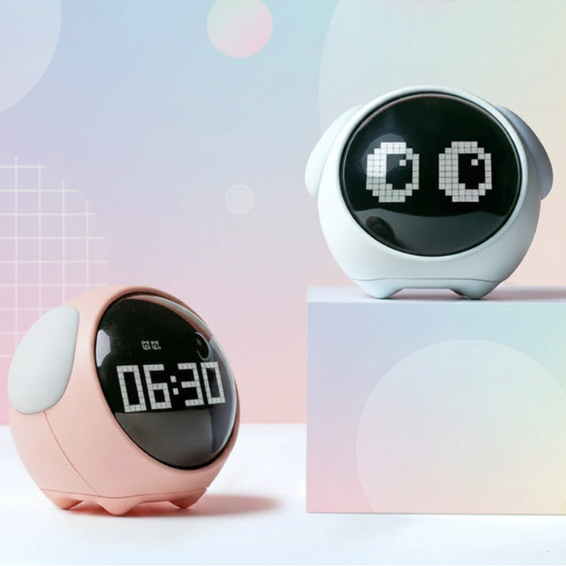Cute Expression Alarm Clock – Schattig & Praktisch – Kinder Wekker