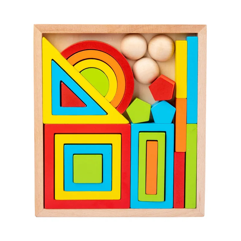 Woods™ - Kleurrijke Verkenningen - Regenboog Stapelspeelgoed