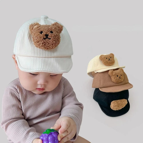 Mini Fashion - Stoer & Schattig - Corduroy Kinderpet Beertje
