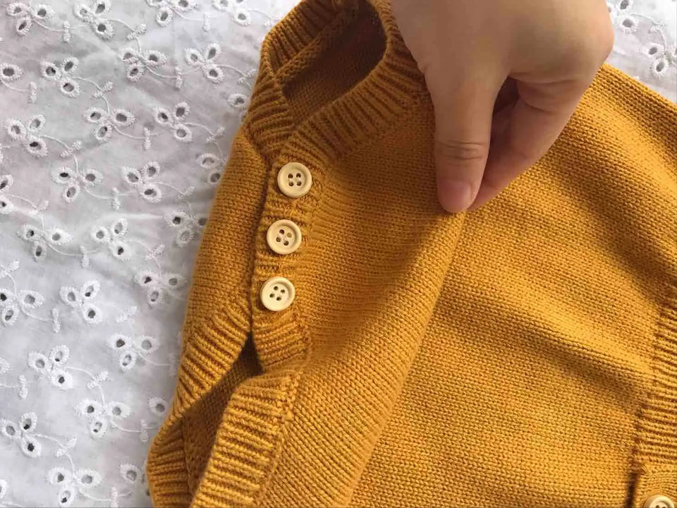 Mini Fashion™ - Schattige Gebreide Babyromper
