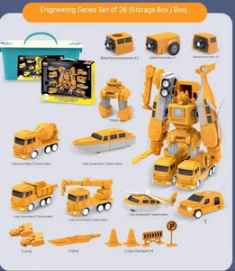 MagnaMix™ - Van Truck naar Transformer - Speelgoedwagen Transformer