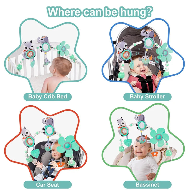Tiny Tunes – Muzikaal & Mobiel – Kinderwagen Wagenspanner