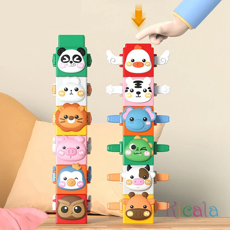 StackAnimals – Leuk & Educatief – Dieren Stapel Speelset