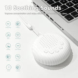 SleepEase – Rust & Reistijd – White Noise Geluidsmachine voor Baby's