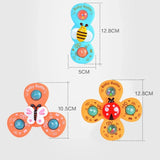 Bath Spinner Set™ - In bad of de auto - Zuigsnap Spinners