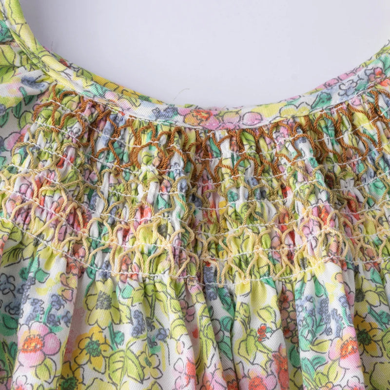 Floral Dress – Licht & Luchtig – Meisjes Flutter Sleeve Jurk