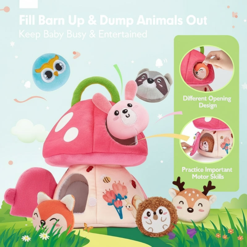 JungleHive – Speels & Leren – Sensorische Knuffel in het Bos