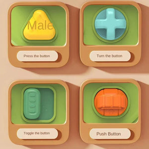 Peek & Play™ - Klik, Draai, Verrassing! - Baby Pop-up Speelgoed