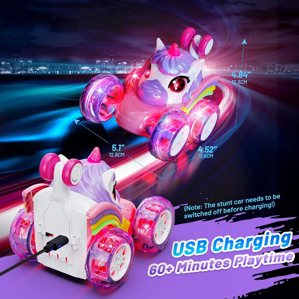 GlowRide – Kleurrijk & actief – Eenhoorn RC-auto