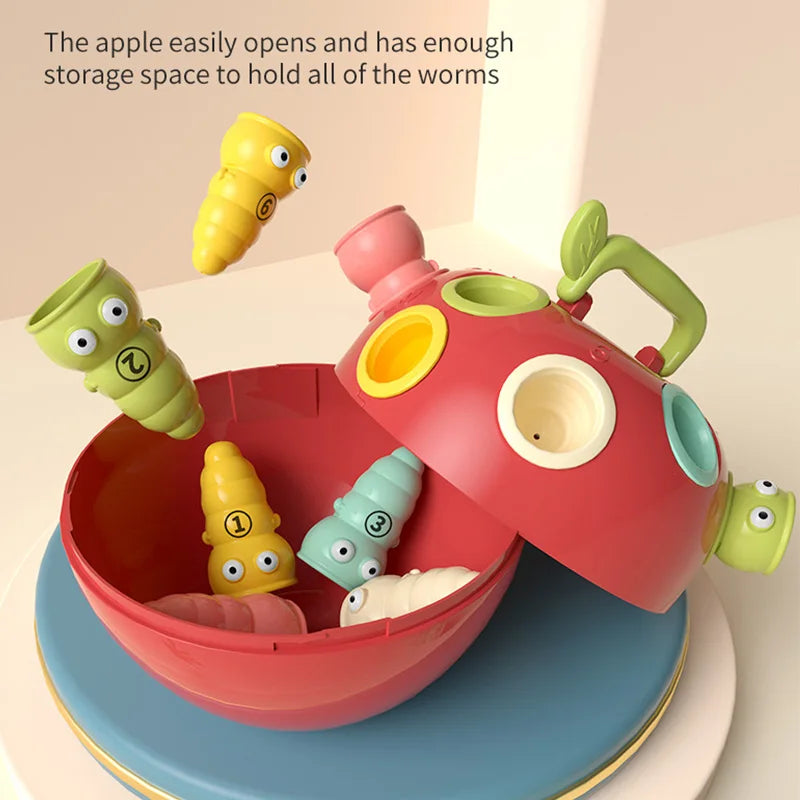 Tiny Sorter™ – Slim Stapelen – Appel & Worm spel