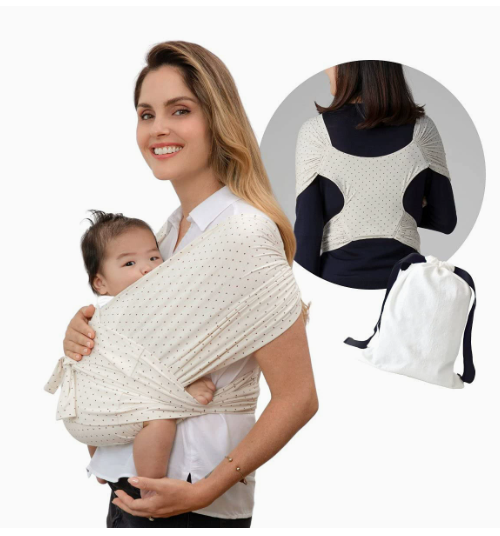 SoftNest - Comfortabel, Ademend & Veilig - Ergonomische Baby Draagdoek