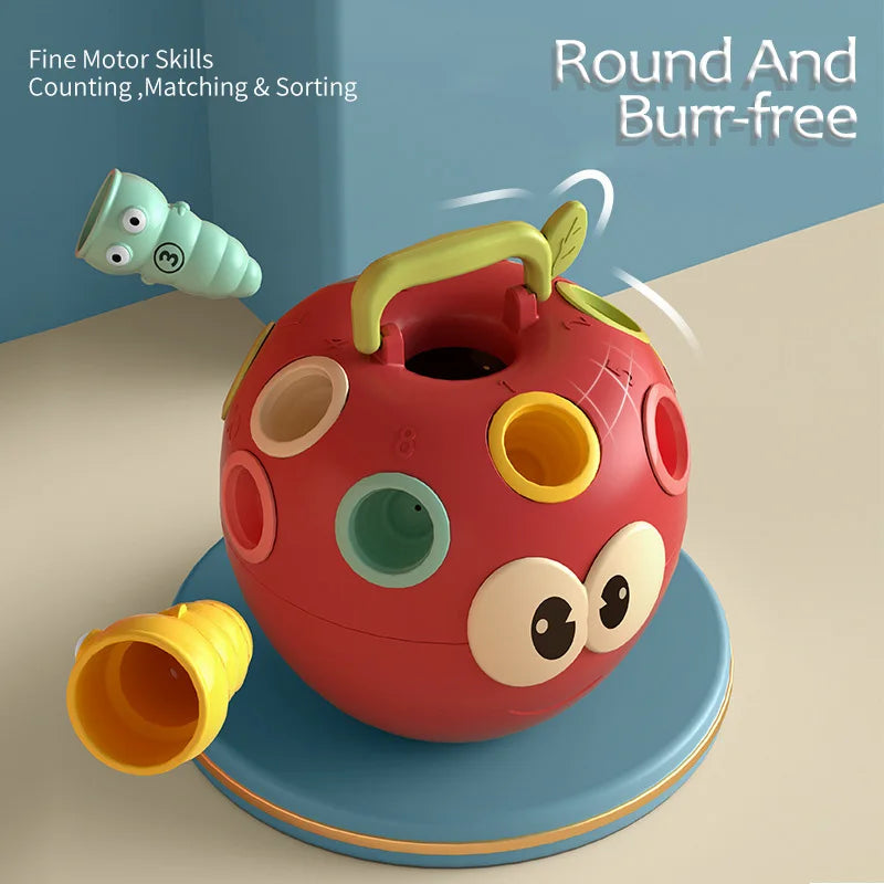 Tiny Sorter™ – Slim Stapelen – Appel & Worm spel
