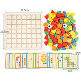 Woods™ - Educatief Entertainment - Houten patronen puzzel