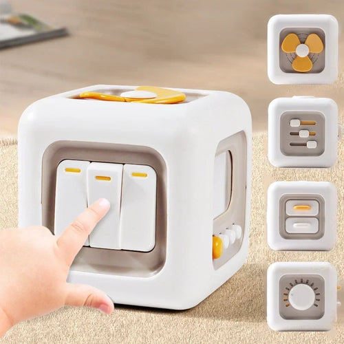 Skill Box™ – Voelen & Friemelen – Sensorisch Kubus Speelgoed