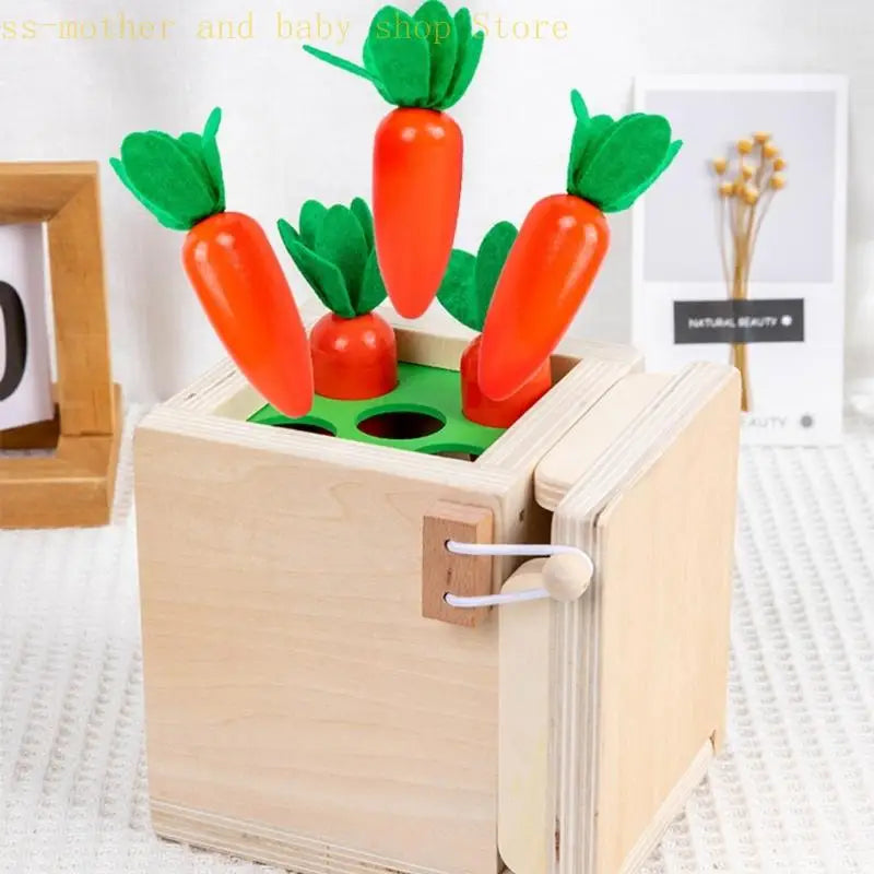 Smart Carrots –  Kleuren & Vormen – Houten Sorteer Speelgoed