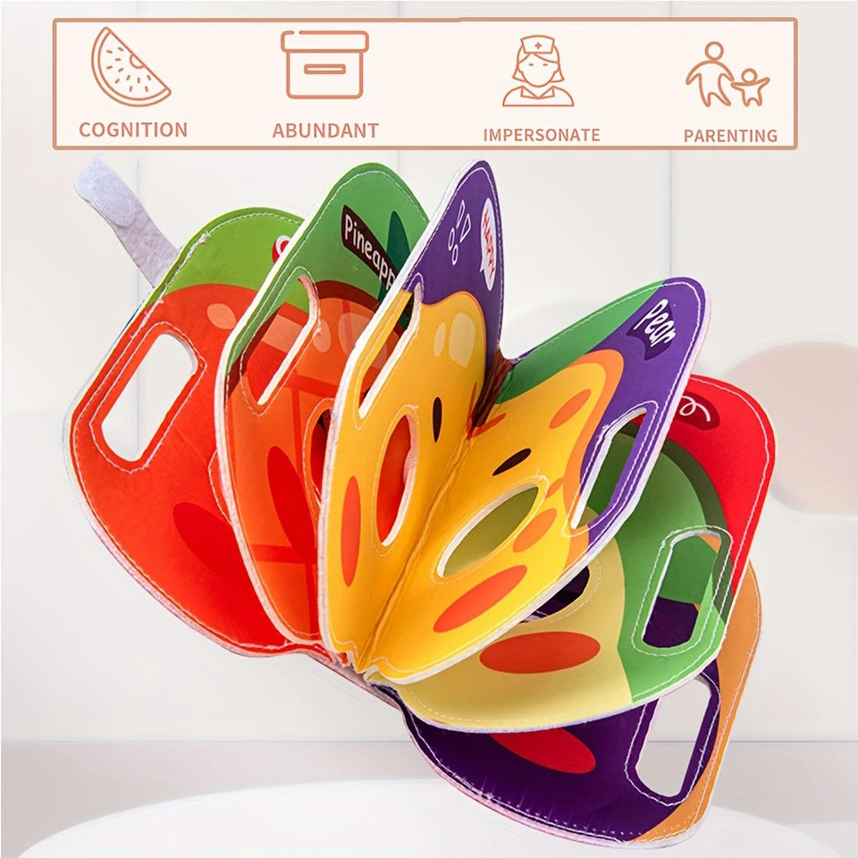 Mask Book™ – Baby leert eerste indrukken – Stoffen Masker Boek