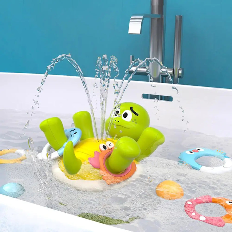 Water Turtle™ – Spetterpret in bad – Schildpad Fontein